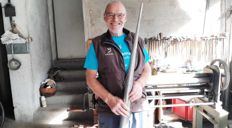 In dieser Werkstatt entsteht ein Stück Bündner Kulturgut