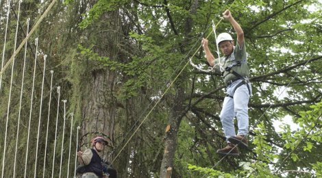 Sport am Berg-Kletterpark Erlebnisberg Pradaschier