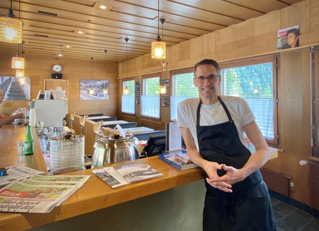 Ein Deutscher in Tiefencastel